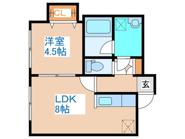 ミネルバⅡ号館の物件間取画像